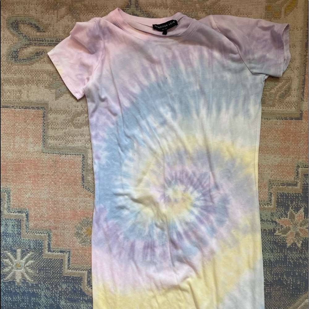 Generation Love Tshirt dress the dye medium simple cute summer basic